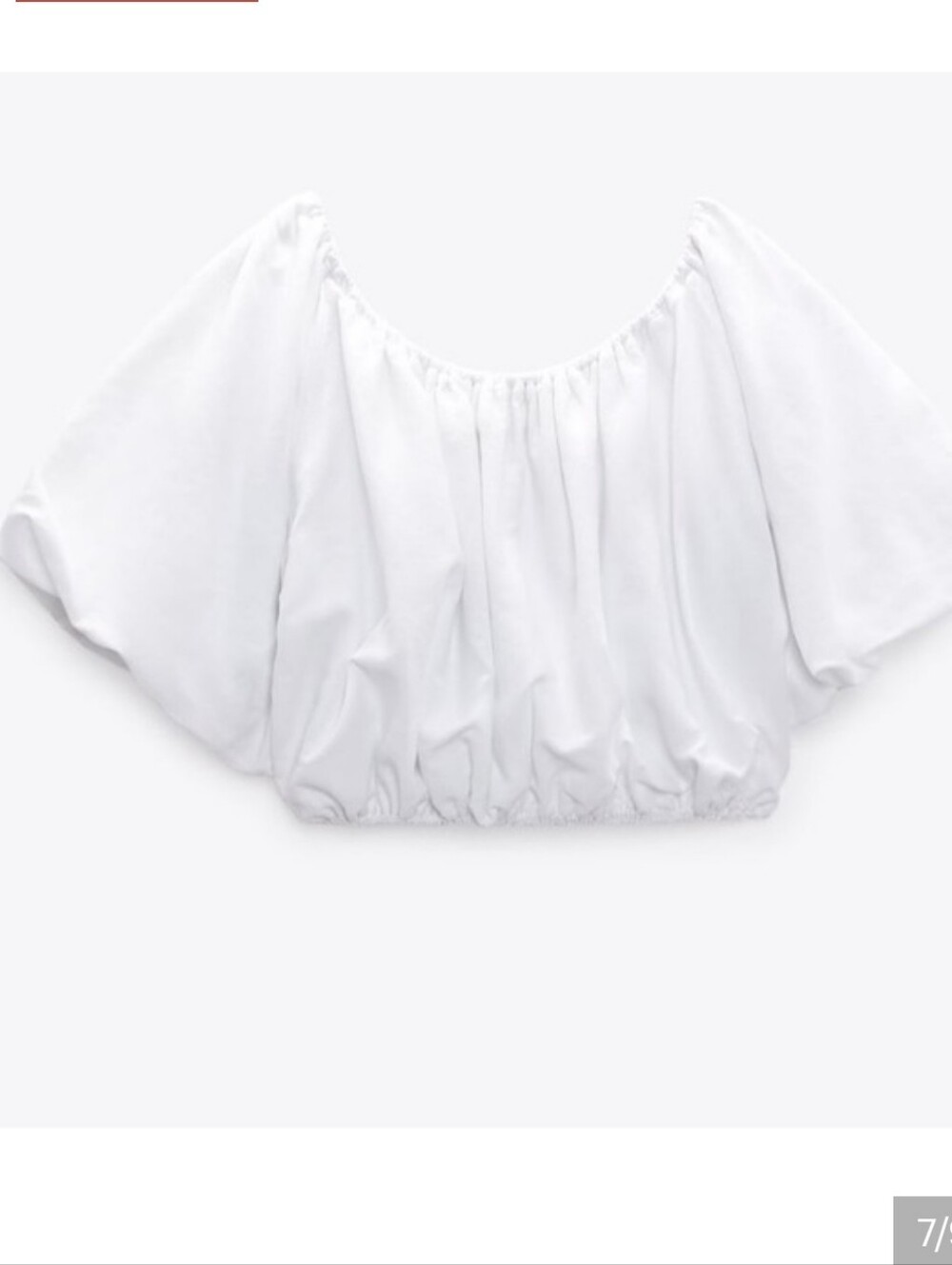 Zara Linen Crop Top NWT - Picture 6 of 15